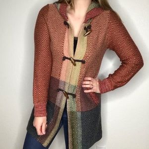 Anthropologie Sparrow Jacquard Variegate Cardigan